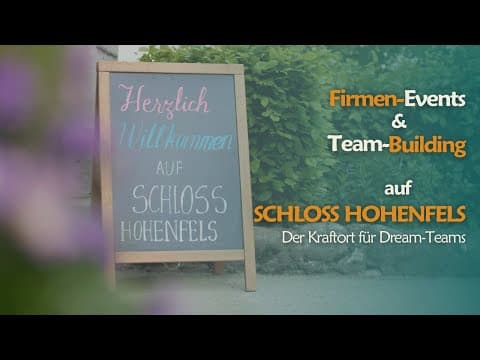 🏰 Firmenevents & Teambuilding auf Schloss Hohenfels | So werden Sie erfolgreich!