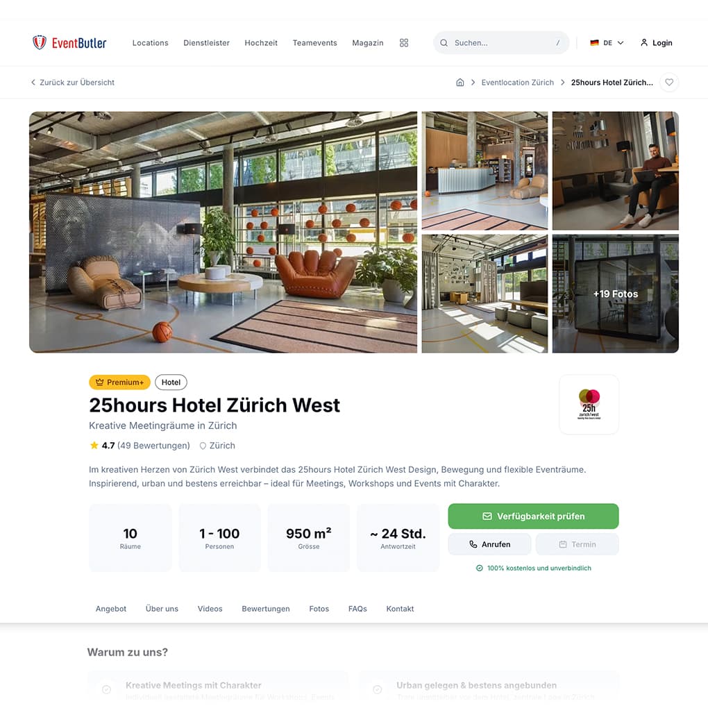 Listing screenshot