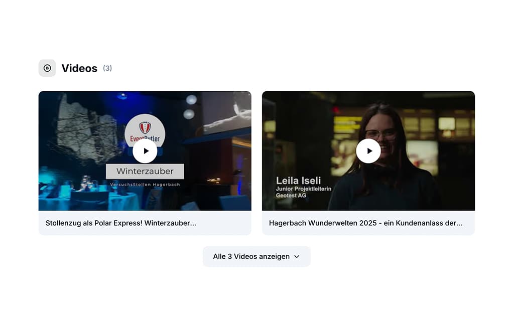 Video, reels and audio