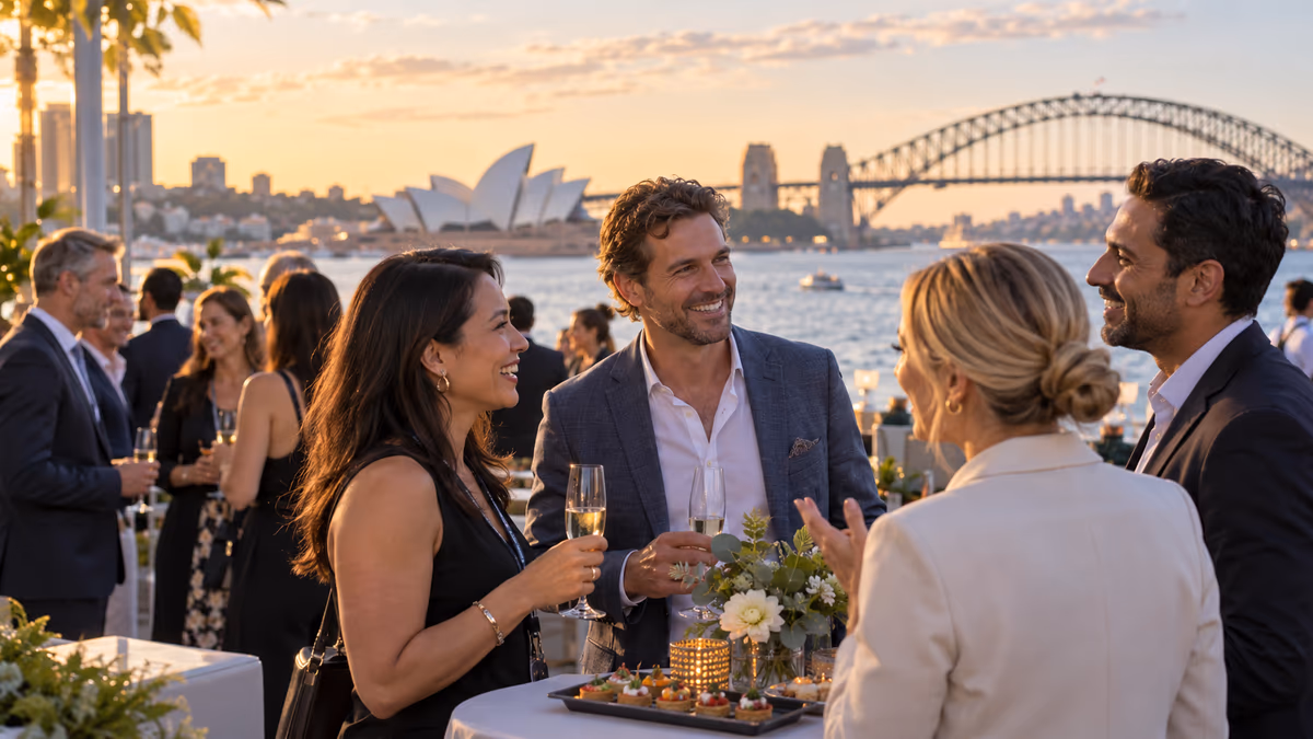 Australia Next 2027 – illustrative event scene. AI-generated image.